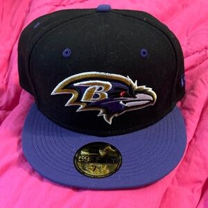 Baltimore Ravens Black and Purple Cap
